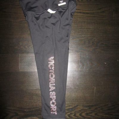 Victoria's Secret Knockout Sport Medium Rise Capri LOGO Tight Yoga legging M NEW