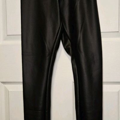 Express Women's Faux Leather Leggings Black Sz XS NWT Biker Goth Punk Club