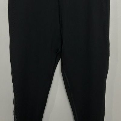 Victoria’s Secret Sheer Calf Workout Yoga Gym Leggings- Women's 6