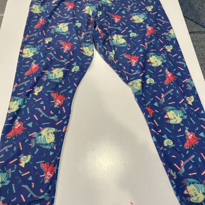 Hot Topic Disney 90's Style Little Mermaid Leggings Size Large Pants ARIEL