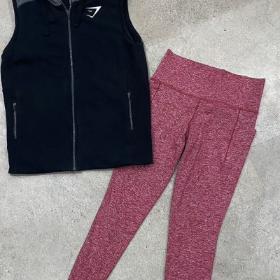 Womens ATHLETA/GYMSHARK Leggings & Vest, sz Medium