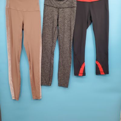 Lululemon Women's Lot of 3 Multi Style Leggings Size 2