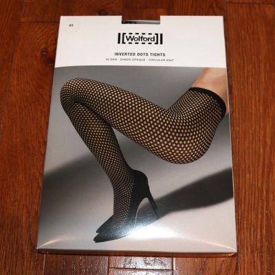 BNWT Wolford Inverted Dots Tights Size Extra Small MSRP $55!!