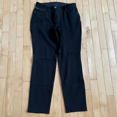 Chicos So Slimming Womens Black Leggings Pants Size Small