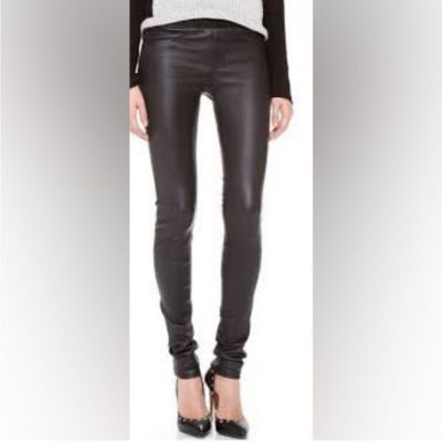 Helmut Lang lamb leather plonge legging retail $960 size 2