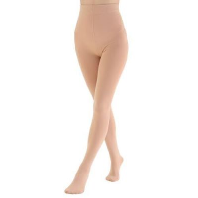 Women's Opaque Fleece Lined Tights, Thermal Tights Large Nude