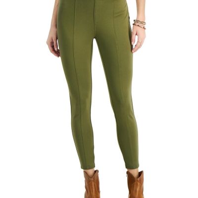 Style & Co Women's Plus Size 4X Ponte-Knit Leggings in Green NWT