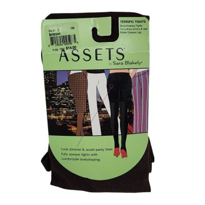 Assets by Sara Blakely Terrific Tights Bodyshaping Brown Style 158 Size 5