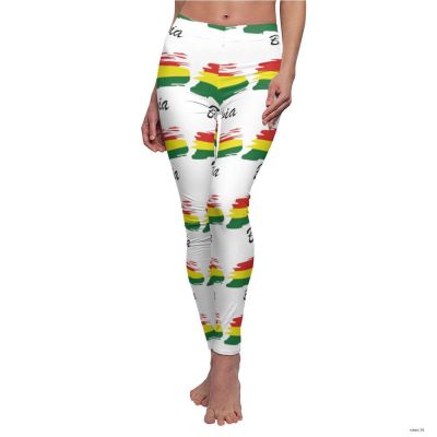 Bolivia Flag Women Cut & Sew Casual Leggings Workout Tight Leggings Gift for Her