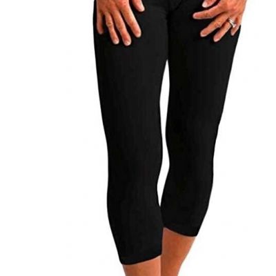 Women's Bamboo Viscose/Cotton Capri Style Leggings