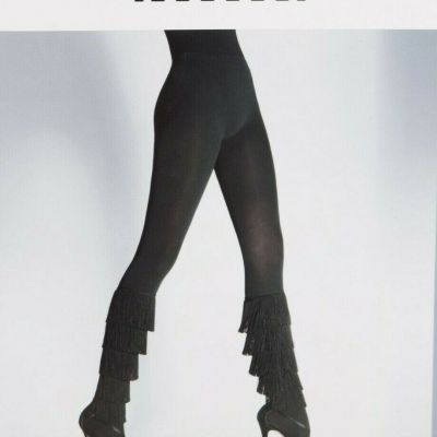 Wolford Fringe Tights Opaque Tights Color: Black Size: Extra Small 18780