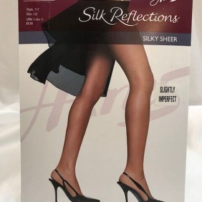 NEW! Hanes 717 Silk Reflections Pantyhose Little Color SizeCD SLIGHTLY IMPERFECT