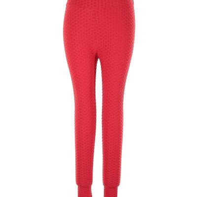 Unbranded Women Red Leggings XL