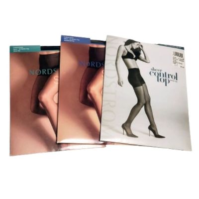 Nordstrom Vintage | NEW Control Top Sheer Hosiery Pantyhose Bundle Size C