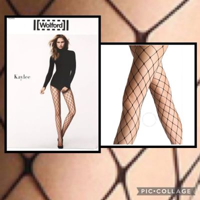 Wolford Kaylee Net Tights  Size: XS Color: Black   19172