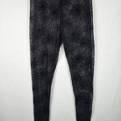 Spiderweb Patterned Footless Tights M/LGoth Hot Topic