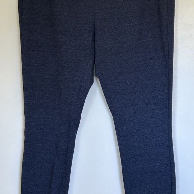 Sunday Woman Leggings Pull On Stretch Blue Plus Sz 1X