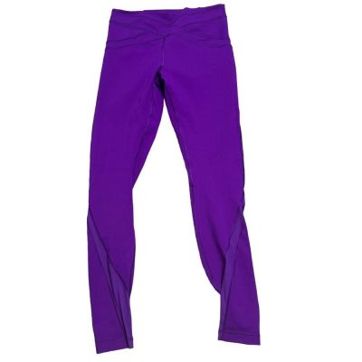 Lululemon Women's Size 10 Purple Free Flow Tight Workout Casual Leggings