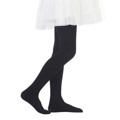 Girls Semi-Opaque Tights 50 Den 8-10 Black