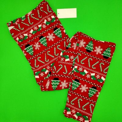 NWT Size 1X Holiday Leggings by Planet Gold