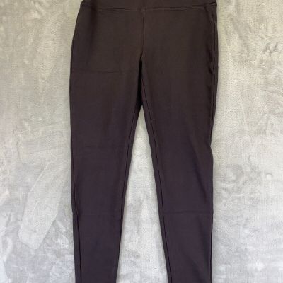 Eddie Bauer Compression Legging Women's Size Large Brown Pull On Running Workout