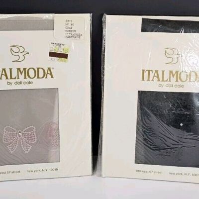 ITALMODA by Doli Cole Honeymoon Black #111 & Nu Bo Gray #871 Medium NIP