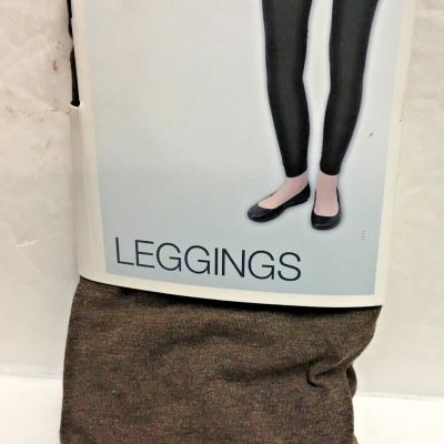 LEGGINGS BROWN COLOR SIZE MEDIUM  NEW IN PACKAGE