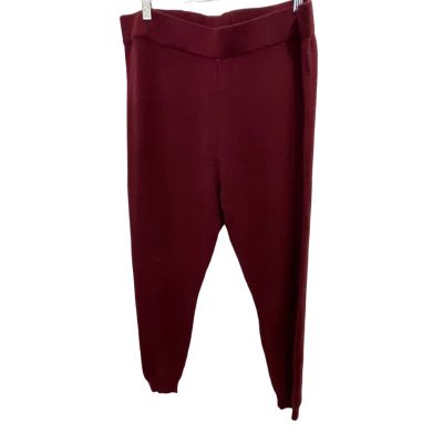 Torrid Plus Size Maroon Sweater Joggers Size 2