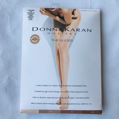 Donna Karan Hosiery The Nudes Sheer to waist Tone A03 Style KA24  Size: Tall