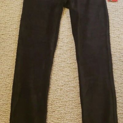 Spanx Ready To Wow Cord Leggings Womens Small Black