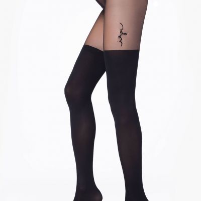 Conte Lovely 60 Den - Fantasy Women's Tights stockings imitation tattoo design