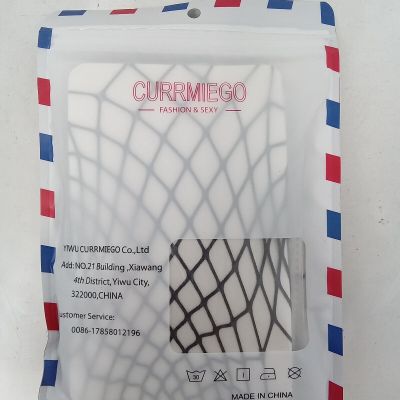 Currmiego Black Fishnet Tights Plus Size 1X-3X Pack of 3 New & Ships Free