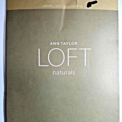 Ann Taylor LOFT Naturals Size 1 color Natural 01  NIP pantyhose