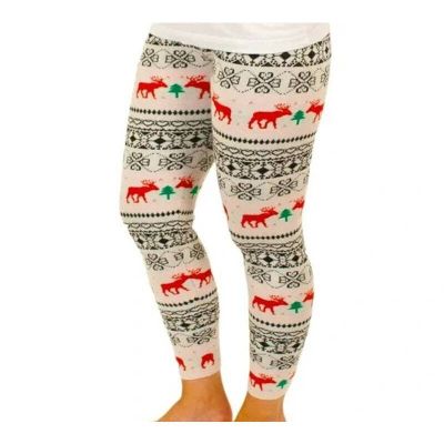 Sweggings Christmas Sweater Knit Leggings Festive Cozy Holiday Style Size Large