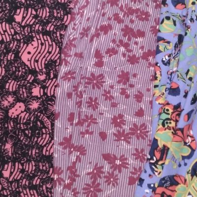 4 pairs of NEW LuLaRoe Leggings Size TC ( 12-18 ) Flowers Flowers & More Flowers