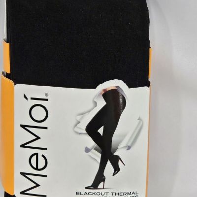 Me Moi Blackout Thermal Heat Tights Black Small Medium New