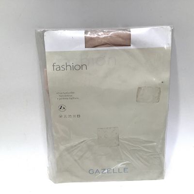 Austrian Pantyhose Gazelle Fashion Size M Powder light tan  New old stock Vtg