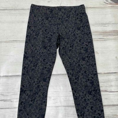 Cabi Leggings Women's S Small Black Grey Safari Animal Print Cheetah Style# 3212