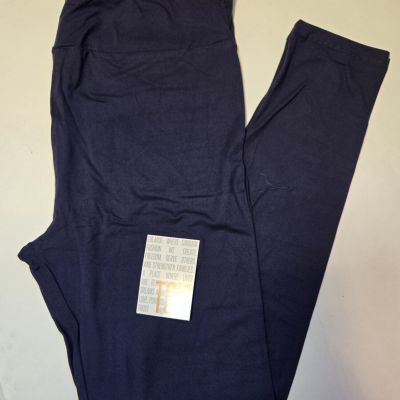 LuLaRoe TC Leggings TRUE NAVY BLUE Solid Tall & Curvy (Size 12-18) NWT