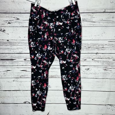 LIVI Active NWT Size 18/20 Abstract Floral Print Soft 7/8 Leggings