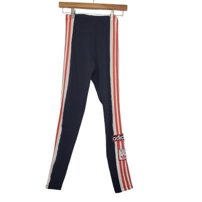 Adidas | Adibreak Athleisure Leggings with Bold Three Stripes and Logo on Leg