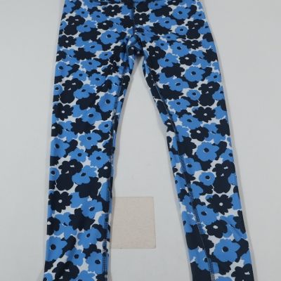 Free Assembly Women's Blue Floral Leggings Size L