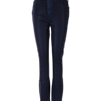 7 For All Mankind Women Blue Jeggings 27W