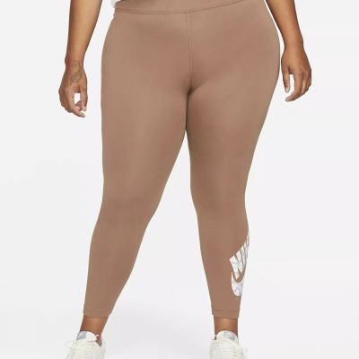 RARE Plus Size 3X Nike Sportswear Women's Mid-Rise Leggings DM9227 256