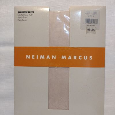 Vintage Neiman-Marcus Pantyhose Control Top Shimmereen Misty Taupe Size B