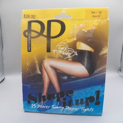 PRETTY POLLY SHAPE IT UP 15 DENIER TUMMY SHAPER TIGHTS SMALL/SP