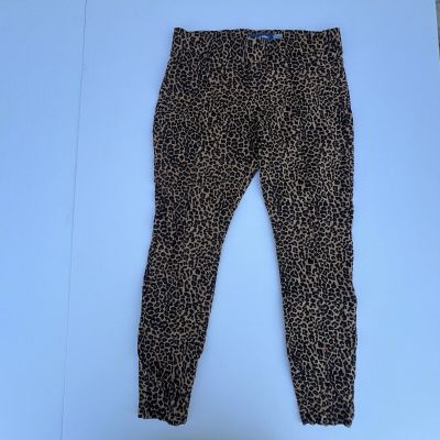 Old Navy Leggings Medium Cheetah Print Athleisure Lounge Pants Yoga Workout