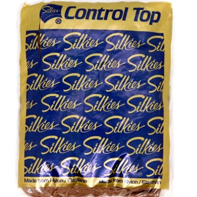 Silkies Pantyhose Control Top Support Legs Medium Nude Hose 070201