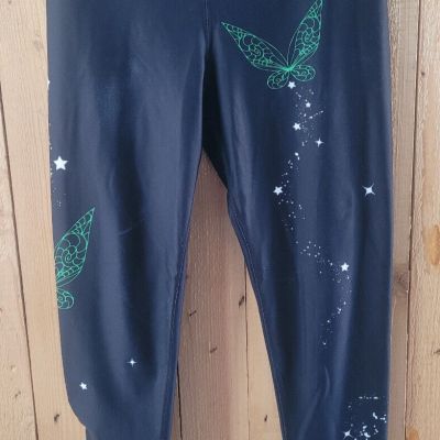 Main Street Bella Whimsical Fashion Ankle Leggings Womens Sz Lg