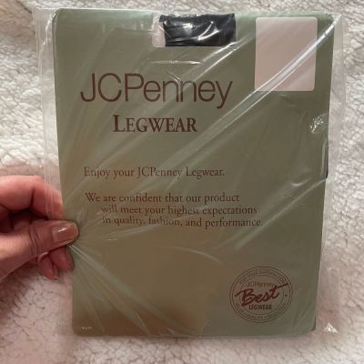 JCPenney Best Legwear Black Tights Hosiery Pantyhose Size 1X Plus Size